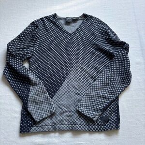 Armani Exchange Grey Minimalist Sweater XS | Modern